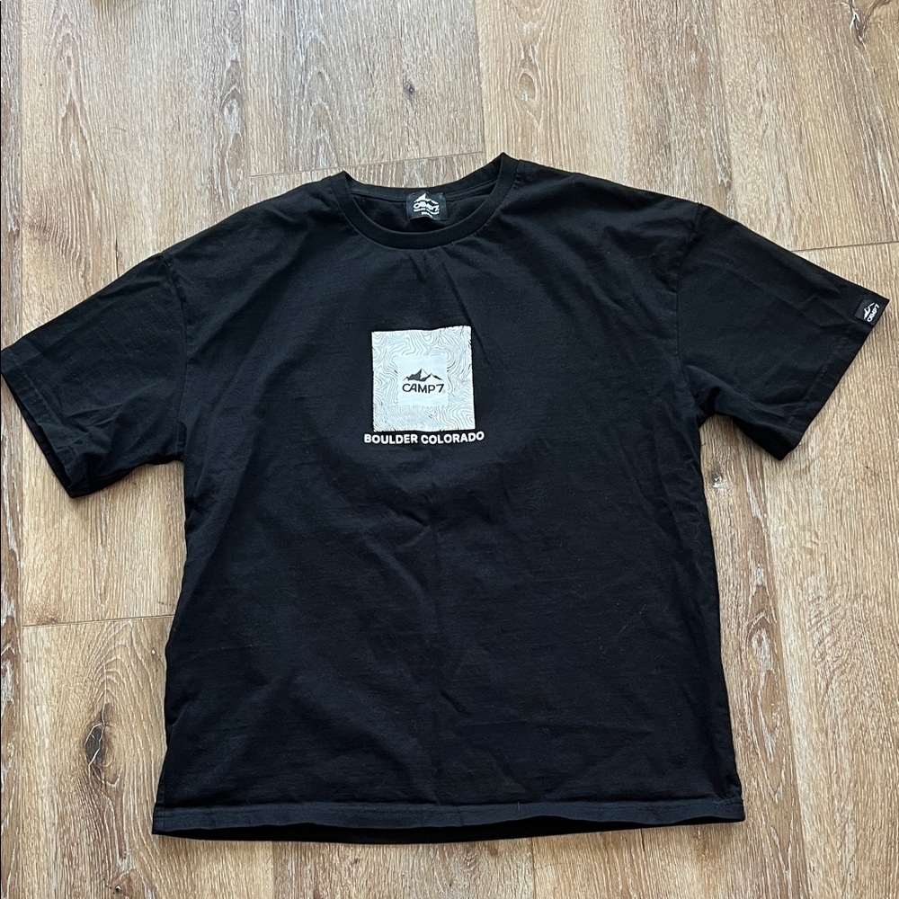 Boulder Colorado Black Graphic Tee